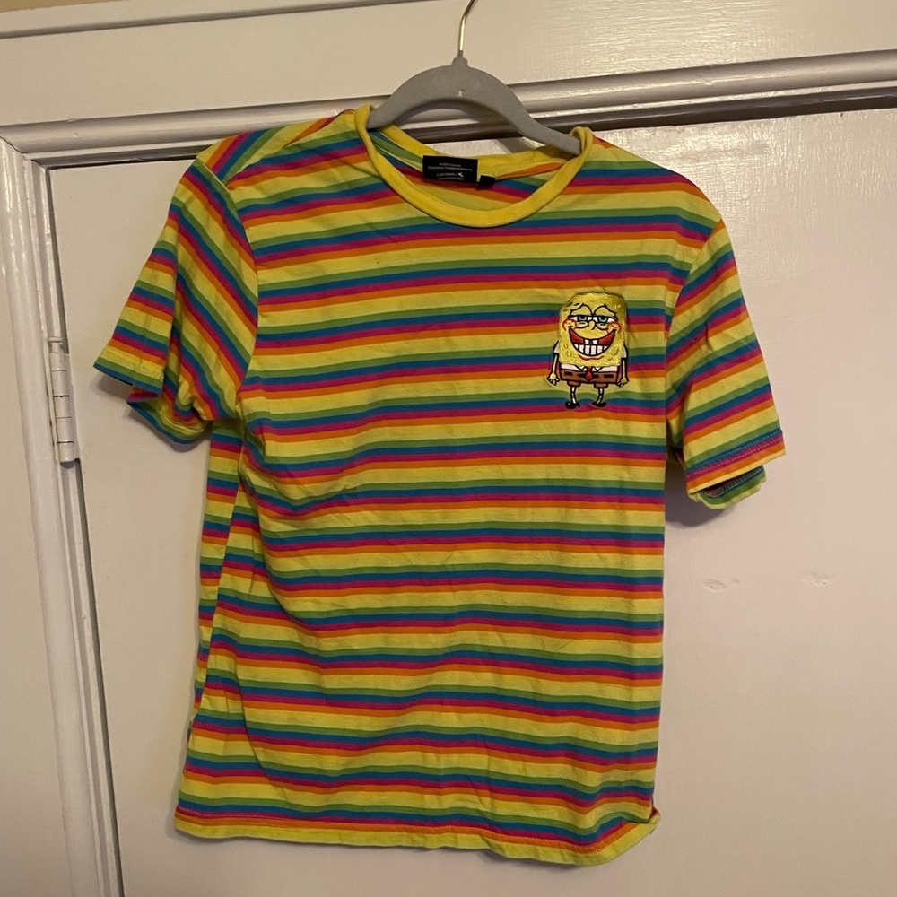 Rainbow SpongeBob Shirt